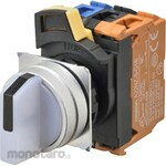 OMRON Selector Switch A22NW White Metal AC/DC12V