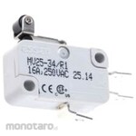 RS PRO Short Roller Lever Micro Switch Quick Connect Terminal