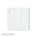 Chint Saklar 3-Gang 1-Way NEW 2N Series