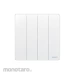 Chint Saklar 4-Gang 1-Way NEW 2M Series