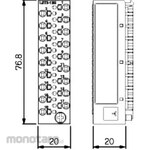 Mitsubishi Electric Melsec-L Series Spring Clamp Terminal Block