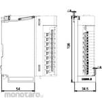 Mitsubishi Electric Melsec-Q Series An S Size Version Q Large Blank Cover