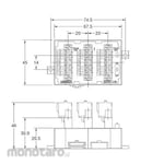 OMRON Devicenet Peripheral Device Standard Cable (1 Branch Tap)