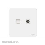 Chint Soket 1-Gang TV End & 1-Gang 8-Core Data NEW 2M Series