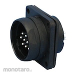 Nanaboshi NRW Series One-touch Waterproof Medium Connector Panel Mounting Receptacle