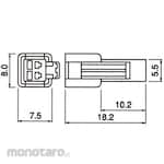 JST Relay Connector SM Series Receptacle Housing