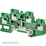 OMRON Din Rail Terminal Block Push-In Type XW5G-P For Grounding