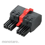 WEIDMULLER Female Plug, Push in Spring Connection BVF 7.62HP/180MF
