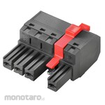 WEIDMULLER Female Plug, Push in Spring Connection BVF 7.62HP/180MSF