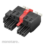 WEIDMULLER Female Plug, Push in Spring Connection BVFL 7.62HP/BCF 3.81 SN 180MSF