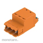 WEIDMULLER Series BL/SL 5.08 Male Plug, Push in Spring Connection SLF 5.08/180B SN