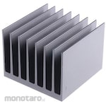 AAVID THERMALLOY Erwitt Thermaloy Heat Sink Length: 76.1mm Width: 76.1mm Height: 57.15mm, 637303B03000