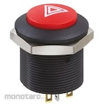 APEM Apem Pushbutton Switch 200 mA @ 12 V dc Latch Panel Mount 2-pole On / Off Switch