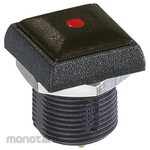 APEM Apem Pushbutton Switch 200 mA @ 48 V dc Momentary Panel Mount Red