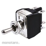 APEM Apem Toggle Switch On-Off-On Double Pole Double Throw (DPDT) Panel Mount 15 A @ 250 V ac