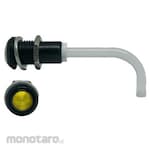 BIVAR Yellow Round Lens Led Lighting Acrylic Transparent Rod