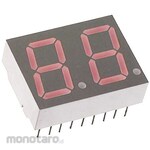 BROADCOM Broadcom LED Display, 2 Digits, Red, Numeric Display, 14 Segments, HDSP-521E