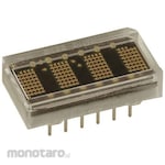 BROADCOM Broadcom LED Display, 4 Digits, Red HCMS-3906