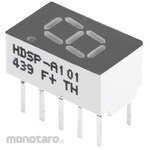 BROADCOM Broadcom LED Display, Single Digit, Red, Numeric Display, 7 Segment, HDSP-A101