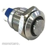 BULGIN Bulgin pushbutton switch 2 A momentary panel mount green 1 pole on / off switch IP67
