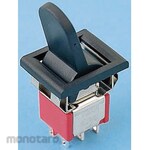 C & K COMPONENTS C &amp; K Toggle Switch Latch Double Pole Double Throw (DPDT) Panel Mount 5 A @ 28 V dc Solder Terminal