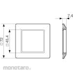 CROUZET Adapters For Crouzet Batch Counter, Chronometer, Multi-Totaliser, Preselection Totaliser, Tachometer