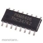 DiodesZetex Audio Amplifier IC Stereo AB to Class D 16-Pin
