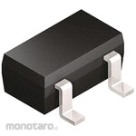 DiodesZetex NPN resistor built-in transistor 50V 100mA 1Ω 3-Pin