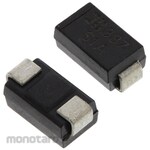 DiodesZetex Rectifier Diode 1A 50V Surface Mount 2-Pin Silicon Junction 1.1V