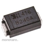 DiodesZetex Rectifier Diode, 2A, 40V Surface Mount, 2-Pin Do-214Ac (Sma) Schottky Barrier 500Mv