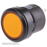 EAO EAO Pushbutton Switch 100 mA @ 24 V dc Momentary Panel Mount Yellow