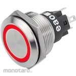 EAO EAO Pushbutton Switch 3 A Momentary Panel Mount Red Single Pole Double Throw (SPDT) 22 (Dia.) Mm