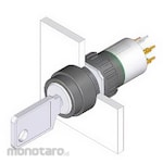 EAO Key switch 2 poles