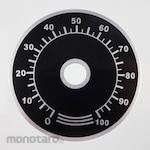 GB [Control Equipment] Volume Plate (Diameter 55Mm, Black)