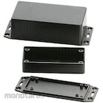 HAMMOND Hammond, ABS resin, Height: 21 mm, Depth: 100 mm 1591ASFLBK