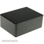 HAMMOND Hammond, ABS resin, Height: 44 mm, Depth: 110.1 mm 1591SSBK