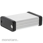HAMMOND Hammond, Aluminum, Height: 23 mm, Depth: 80 mm 1455C802
