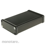 HAMMOND Hammond, Aluminum, Height: 27 mm, Depth: 120 mm 1455J1202BK