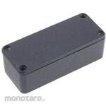 HAMMOND Hammond, Aluminum, Height: 27 mm, Depth: 92.5 mm 1590ABK