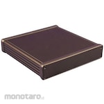 HAMMOND Hammond, Aluminum, Height: 31 mm, Depth: 160 mm 1455R1601BK