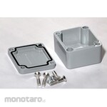 HAMMOND Hammond, Aluminum, Height: 31 mm, Depth: 51 mm 1590Z060GY