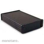 HAMMOND Hammond, Aluminum, Height: 34.9 mm, Depth: 106.9 mm 1457L1601BK