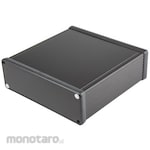 HAMMOND Hammond, Aluminum, Height: 51.5 mm, Depth: 160 mm 1455T1601BK