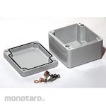 HAMMOND Hammond, Aluminum, Height: 52 mm, Depth: 80 mm 1590Z100GY