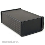 HAMMOND Hammond, Aluminum, Height: 58.6 mm, Depth: 108 mm 1457N1601BK