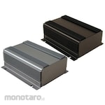 HAMMOND Hammond, Aluminum, Height: 60.7 mm, Depth: 160 mm 1455NHD1601BK