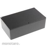 HAMMOND Hammond, Aluminum, Height: 61 mm, Depth: 192 mm 1590R1BK