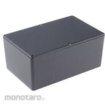 HAMMOND Hammond, Aluminum, Height: 78 mm, Depth: 187.5 mm 1590EBK