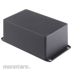 HAMMOND Hammond, Aluminum, Height: 82 mm, Depth: 188 mm 1590EFLBK