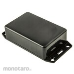 HAMMOND Hammond, flame retardant ABS, height: 21 mm, depth: 85 mm 1591MFLBK